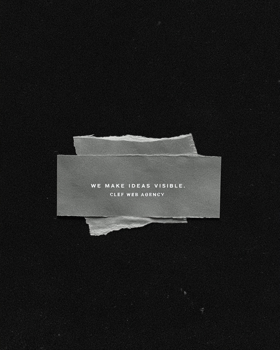 WE MAKE IDEAS VISIBLE